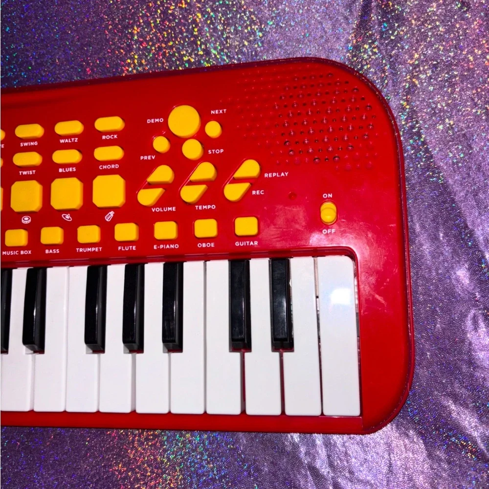 Vintage Disney Lightning McQueen Piano Toy